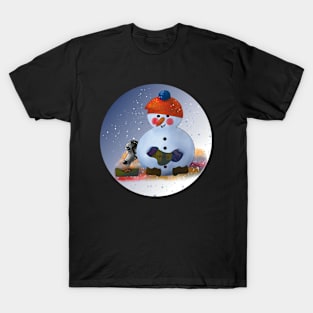 Snowman's best friend T-Shirt